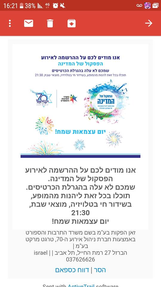 נרשמו ולא זכו (צילום מסך)